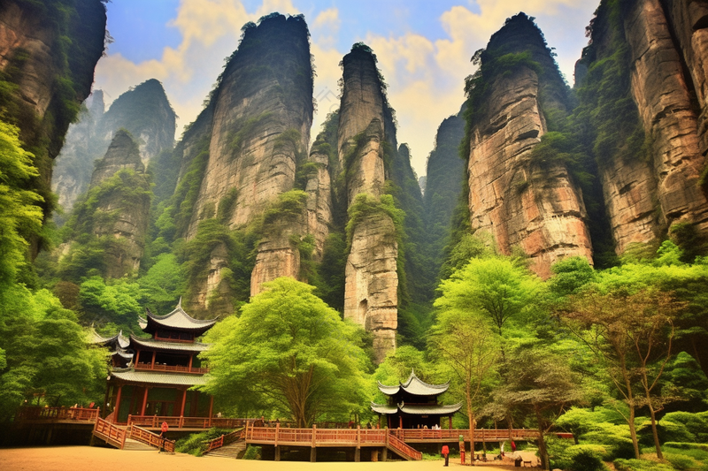 著名旅游胜地张家界国家森林公园,高清,摄影图,摄影图片,图片大全,摄影图免费下载